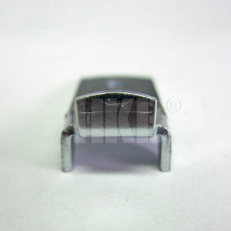 10 St Bodenträger Stahl chromiert, f.16mm Vari Schienen / 7mm Aufnahme 25mm lang - Bild 4 von 4