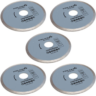 5x Diamanttrennscheiben 110 mm für Fliesen Marmor Bohrung 22,2 mm