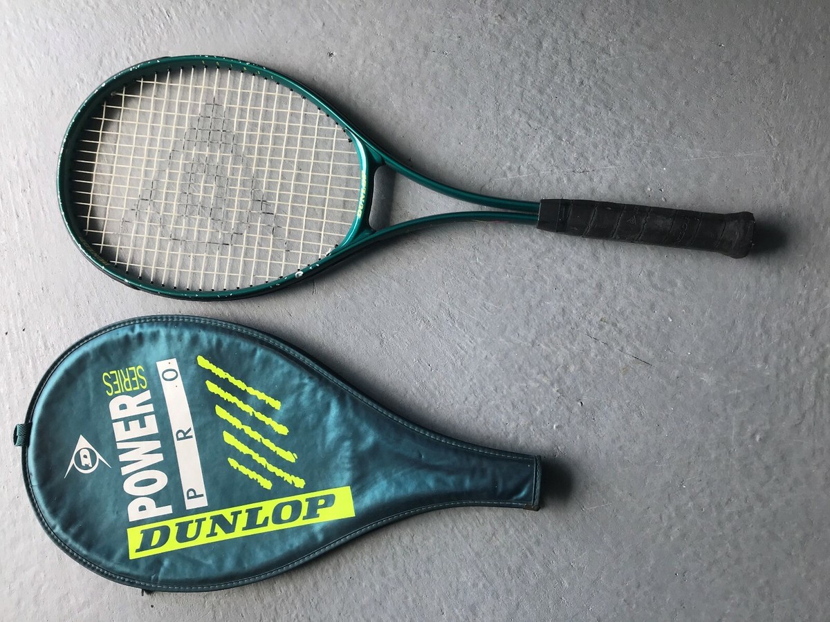 Raquette De Tennis Dunlop Power Series Master Plus Pro – Grip 4 3/8″ – Avec Housse