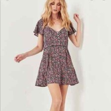 $220 Spell & The Gypsy Jasmine 90's Mini Dress Navy, XS - Sold Out