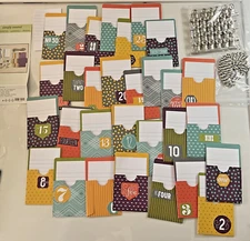 Stampin Up GRATITUDE FOR DAYS kit COMPLETED Ready to Hang Thankful Blessed