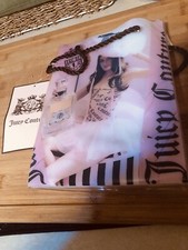NWT Juicy Couture clear shoulder bag purse tote logo embellished