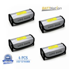 4x LiPo Battery Fireproof Explosion proof Guard Charging Safe Bag