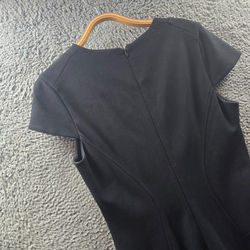 Alannah Hill Womens Fit & Flare Dress Size 12 Black Stretch Knit Baby Got Back - Picture 8 of 13