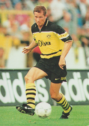 Autographe Stefan Reuter – Borussia Dortmund – Saison 1997/1998 – Carte Originale