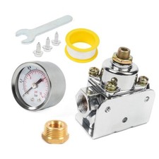 Low Fuel Pressure Regulator Gauge Kit Holley Carburetor Carb Quick Fuel 12-804 Low Fuel Pressure Regulator Gauge Kit Holley Carburetor Carb Quick Fuel 12-804