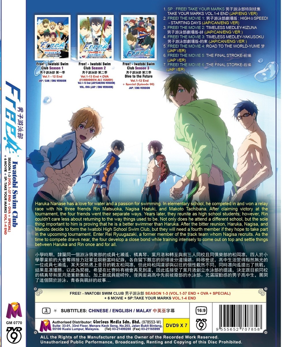 Anime Movie Free Iwatobi Swim Club Watch Online Timeless Medley
