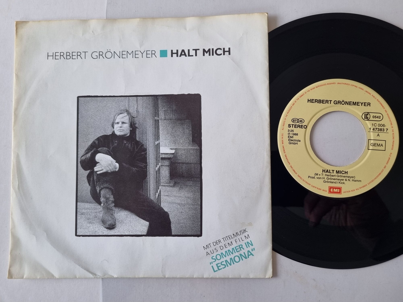 Herbert Grönemeyer - Halt Mich 7'' Vinyl Germany