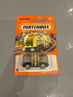 MATCHBOX MBX SELBSTFAHRENDER BUS CAMPUS TRANSPORT 28/100 DIECAST AUTO SPIELZEUG NEU