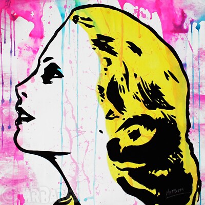 Grace Kelly - Original Pop Art Painting By Babes Kopp - Celebrity Portrait