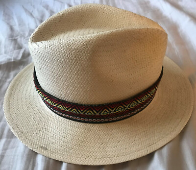 Champion Men's Ivory Sun Panama Hat SIZE SM/MED Made in USA