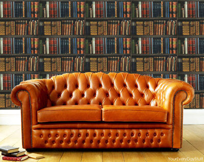 Vintage Bookcase Wallpaper Books, Old Fashioned Library Bookcase