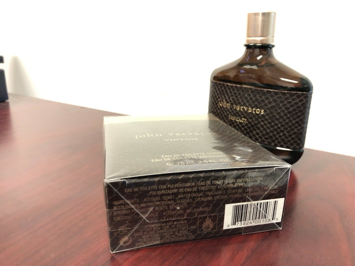 JOHN VARVATOS VINTAGE 2.5 FL oz / 75 ML Eau De Toilette Spray