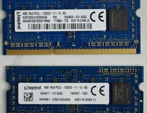 kingston 8gb pc3l 12800s ram
