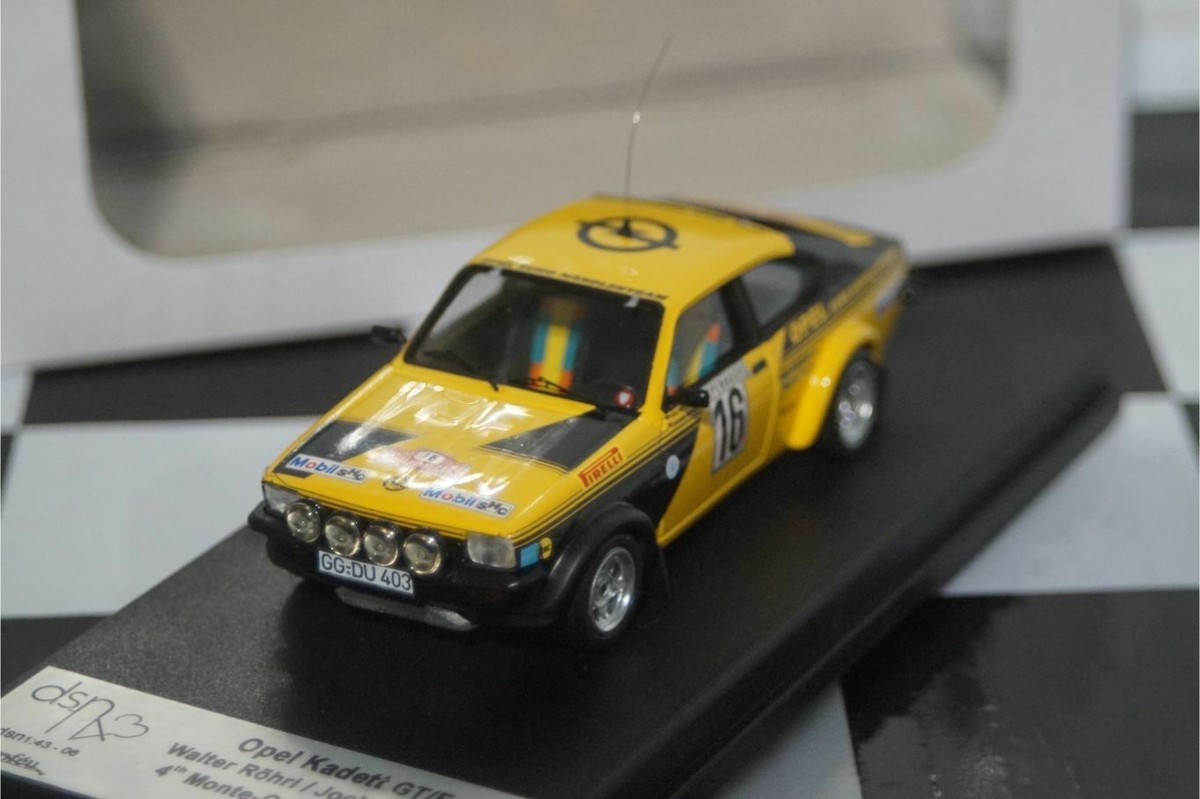 Diecast Model Cars Opel Kadett 1/43 Trofeu C GT/E No.28 Rallye WM Rallye Monte Carlo 1976 A Kullang C G Andersson