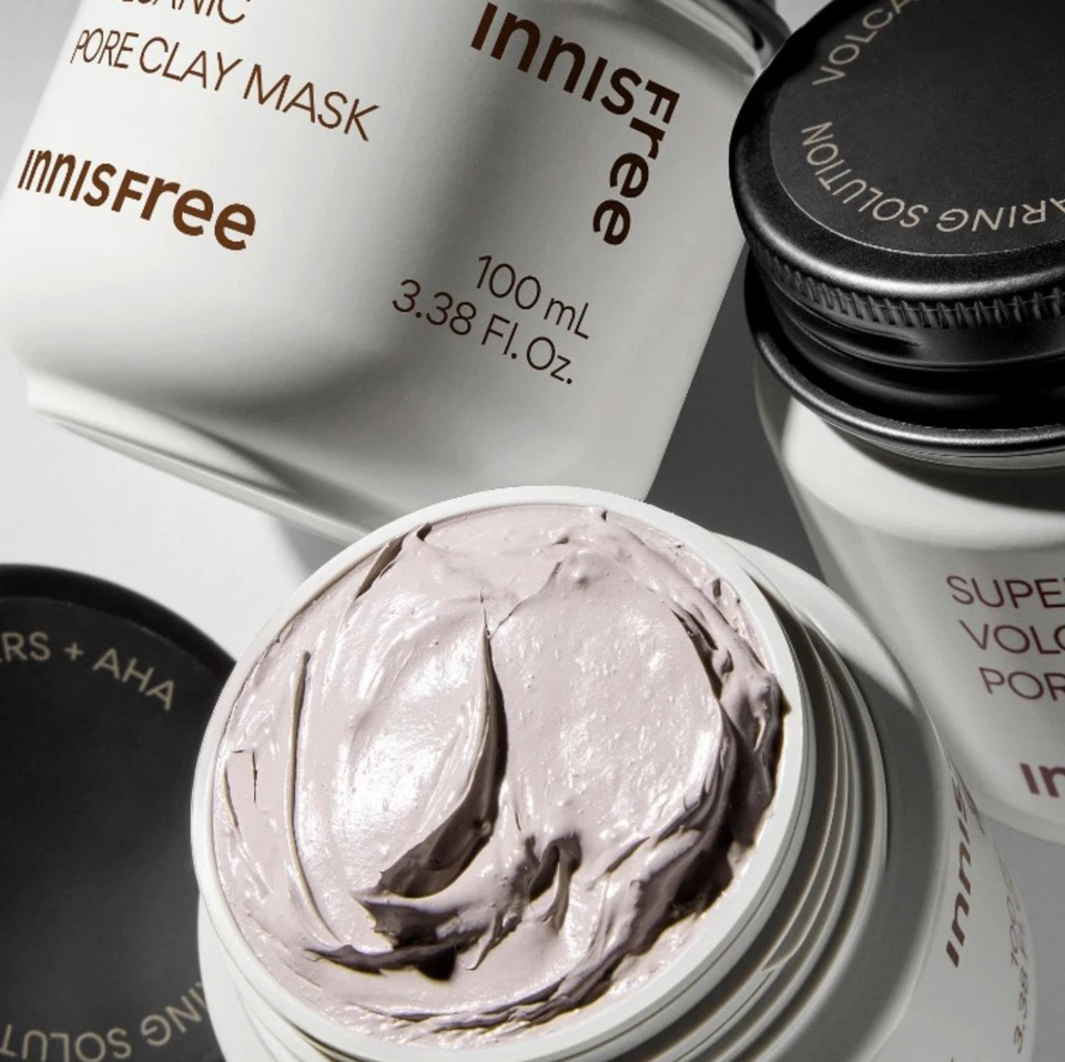 Mascarilla de poros de hongo súper volcánico Innisfree 100 ml - Korea Beauty Foto 3 de 4