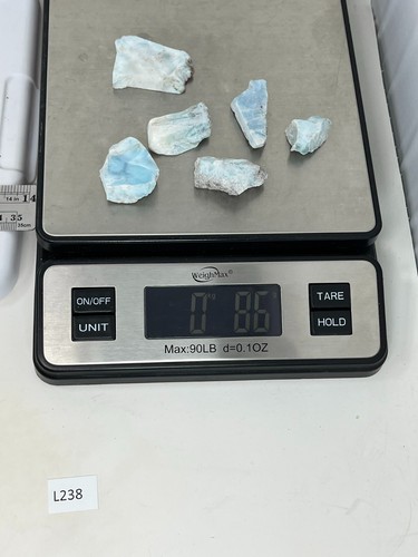 Larimar rough slabs Lapidary Carving Cabbing Chakra Reiki - Picture 8 of 8