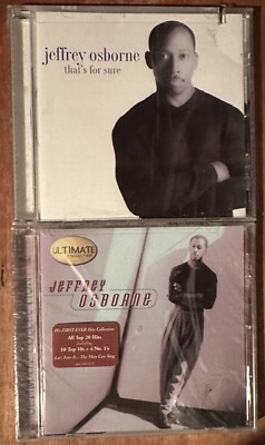 Jeffrey Osborne 2 CD Lot: That s For Sure & Ultimate Collection Brand New Sealed