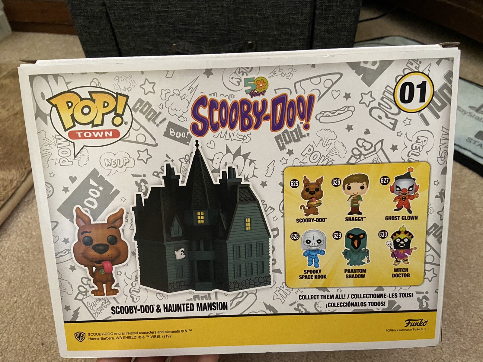 funko pop town scooby doo haunted mansion