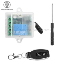 433Mhz Universal Wireless Remote Control Switch With DC12V Relay Receiver Module