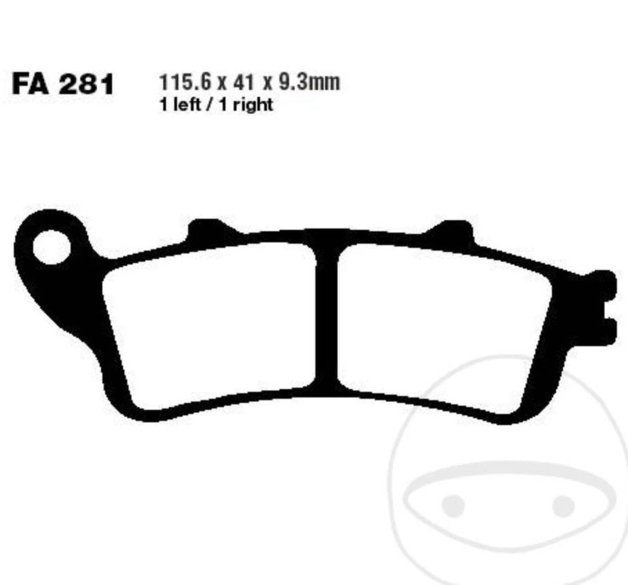 Plaquettes De Frein Avant Ferodo Pour Honda Silver Wing 400 SW-T (2009-2015) - Organiques