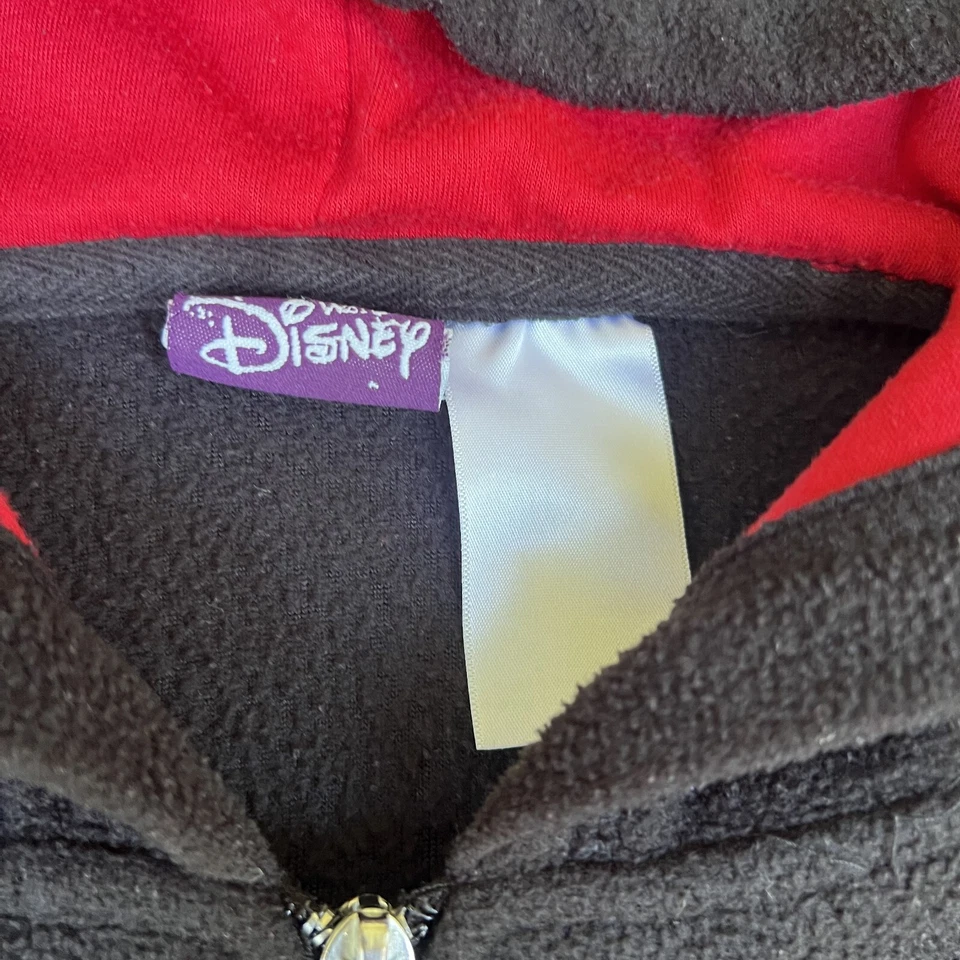 Suéter De Colección Disney Para Mujer Mediano Marrón Gris Negro Sudadera con Capucha Cuarto Cremallera Tigger Años 90 Foto 3 de 4