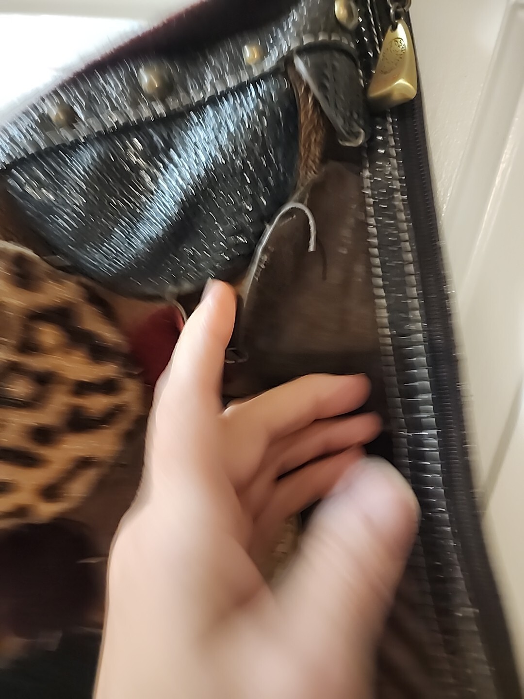 Patchwork Ruby Rd. Shoulder Purse - image 9