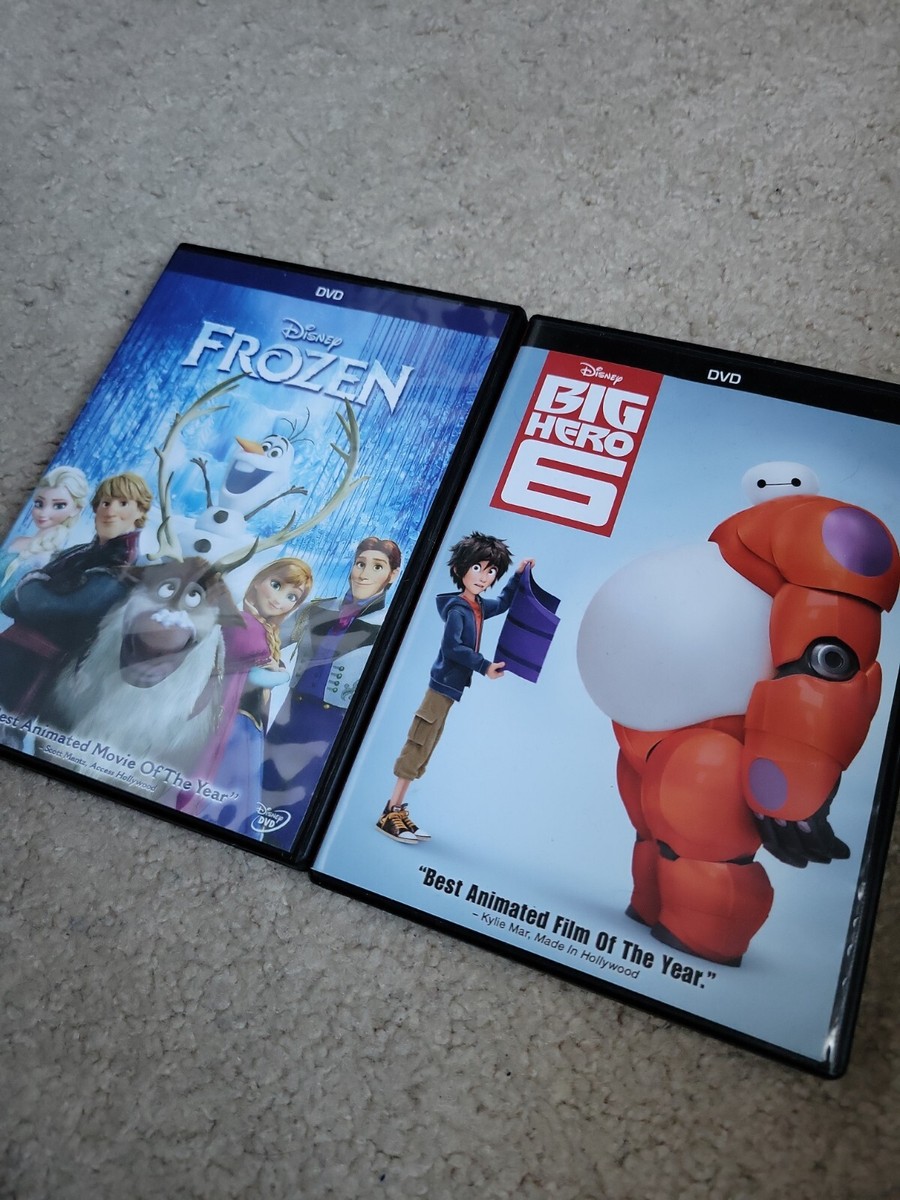 Frozen Big Hero DVD Bundle 786936844856