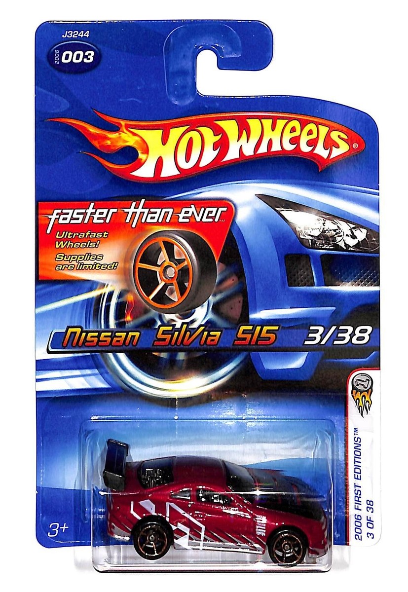 Hot Wheels Faster Than Ever FTE Nissan Silvia S15 #003 2006 First