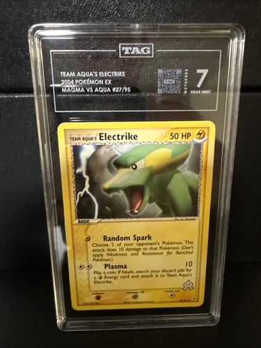 Team Aqua's Electrike graded TAG 7 for sale on eBay
