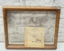 Creative Circle 8x10 Solid Wood Classic Brown Wooden Frame In Plastic