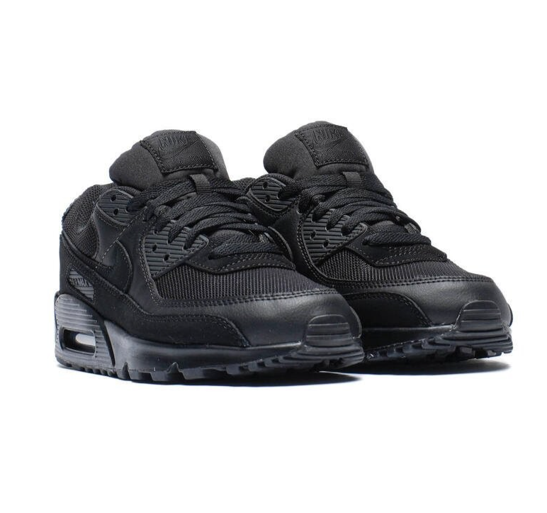 Nike Air Max 90 Recraft Triple Black CN8490-003 Men's Size New | eBay