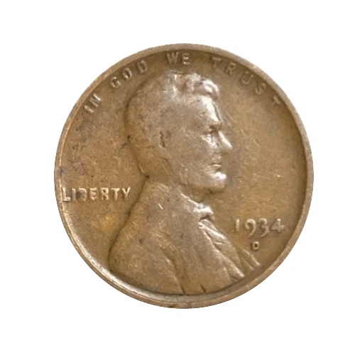 1934-D Lincoln Wheat Penny Cent - G/VG Good or Better Very Nice