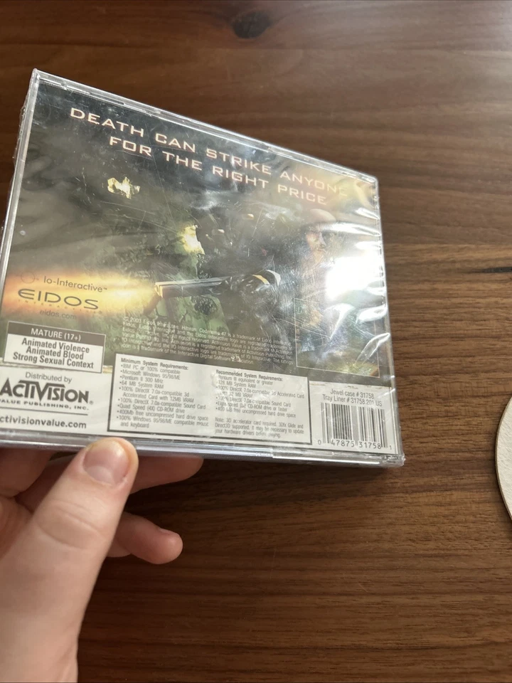 Hitman Codename sellado como nuevo videojuego para pc cd rom increíble estado Foto 3 de 3