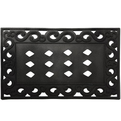 Briarwood Lane  Rubber Scroll Mini Mat Doormat Tray 30x18