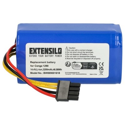 Akku für Cecotec Conga 1490 1590 1390 1290 3200mAh 14,4V