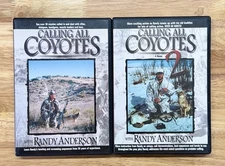 Calling All Coyotes 1 & 2 (DVD, 2-Disc Lot, 2003) Randy Anderson Predator Hunt