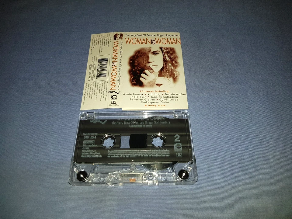 V/A WOMAN TO WOMAN - VERY BEST OF FEMALE SINGER SONGWRITERS CASSETTE TAPE ALBUM - Image 2 of 2