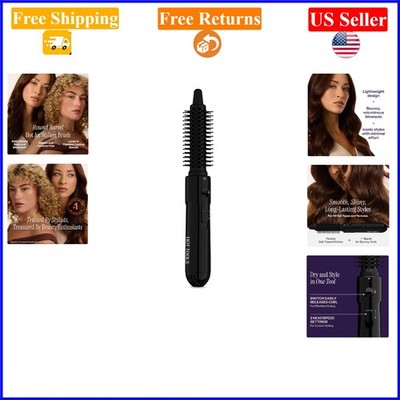 Pro Artist 1-Inch Hot Air Styling Brush for Curl & Touch Ups, Black