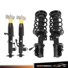 For Lincoln Continental 17-20 Full Set Front+Rear Shock Struts Assys w/Electric