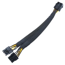 CPU 8-Pin Female to Dual PCIe 2X8 Pin 4 4 Male Pcie Power Adapter Cable CPU M...