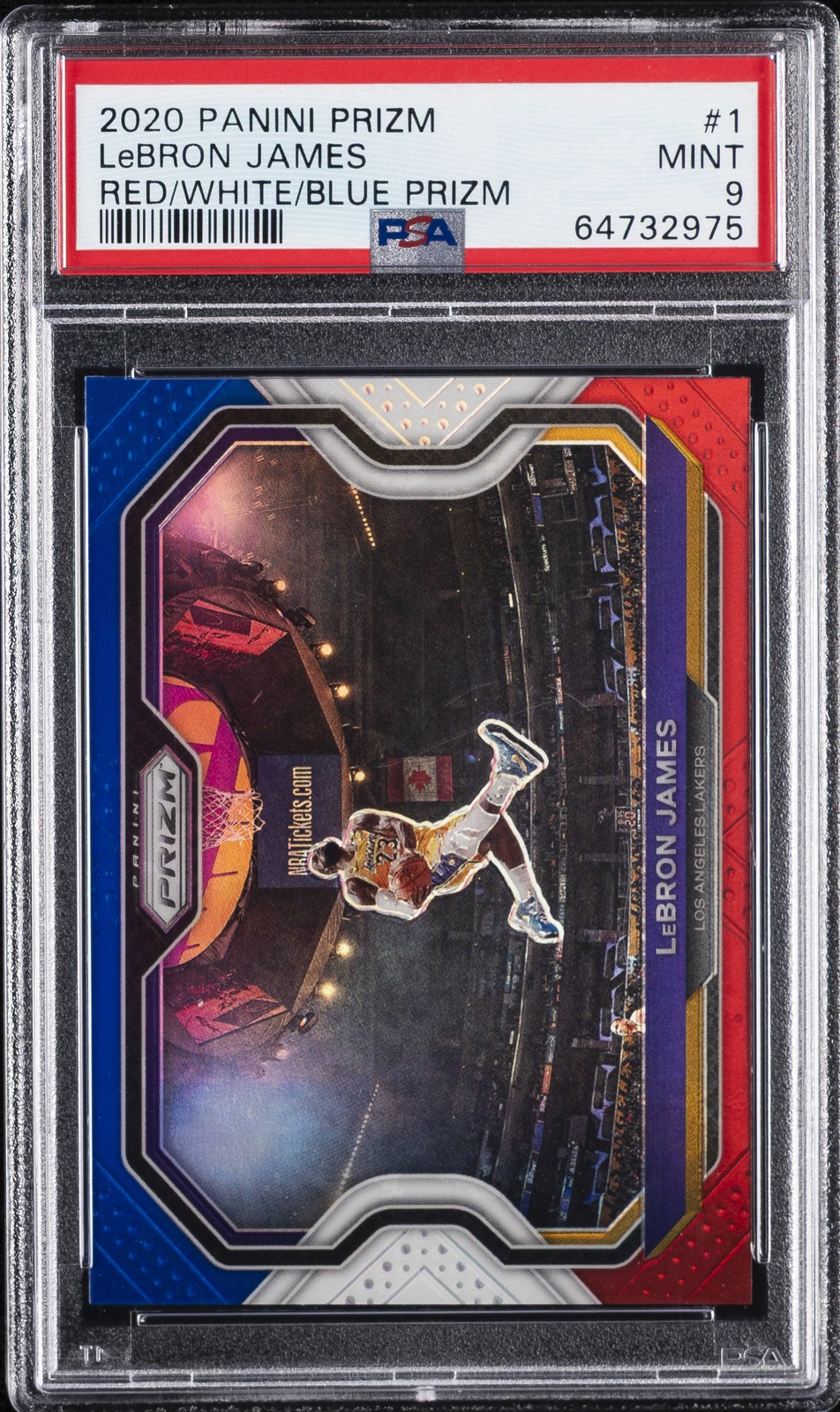 LeBron James 2020 Prizm #1 Red White Blue Price Guide - Sports