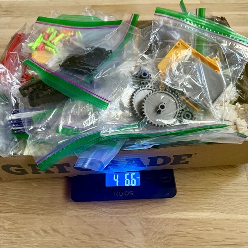4.5LB KNEX 600+ Pieces Rods Connectors Wheels Gears Panel Plate Clips Snowflakes