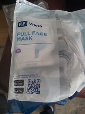 F&P Vitera Full Face CPAP Mask with Headgear in size MED A BRAND NEW SEALED BAG
