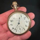 Antique 1907 Hamilton Lambert Brothers Pocket Watch Gold Filled 18S 17J 936 Read
