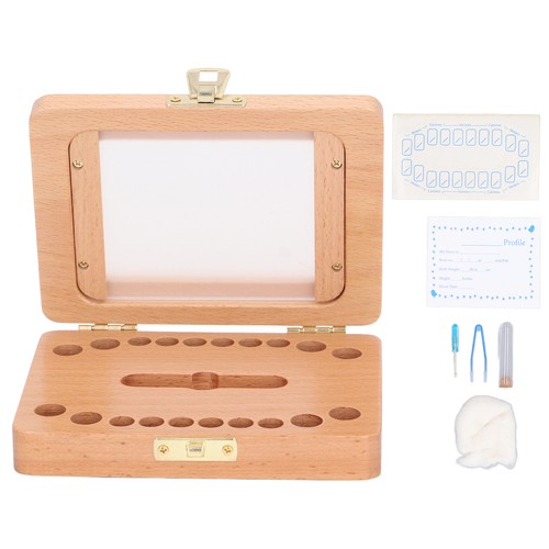 Baby Teeth Storage Holder Multifunctional Storage Rectangular Baby Tooth Box - Picture 6 of 12