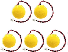 EEMB 5PACK 3.7V LIR2032 Rechargeable CMOS Battery with Wire Leads and MOLEX... 