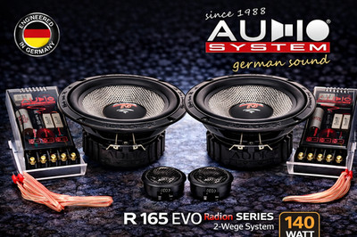 Audio System R 165 EVO 2 Radion SERIES 2-Way System 140 Watts 1 Pair R165 -- NEW