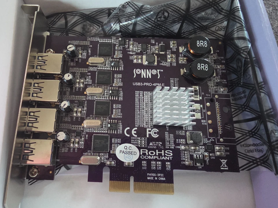 Adaptador Sonnet Allegro Pro 4 portas USB3.0 PCIe USB3-PRO-4PM-E (para Mac Pro) - Imagem 2 de 4