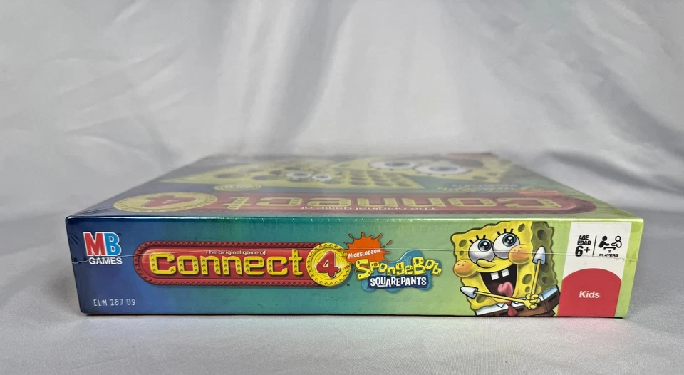 Spongebob Squarepants: Connect 4 Four - Hasbro, Nickelodeon - New/Sealed - Image 3 of 4
